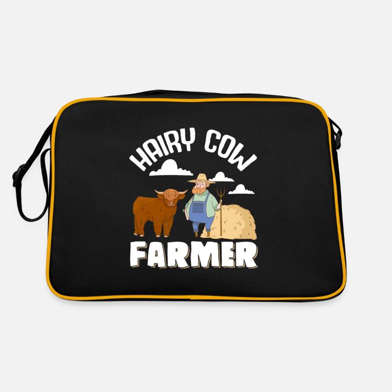 Vache bovine écossaise des Highlands Sac Retro
