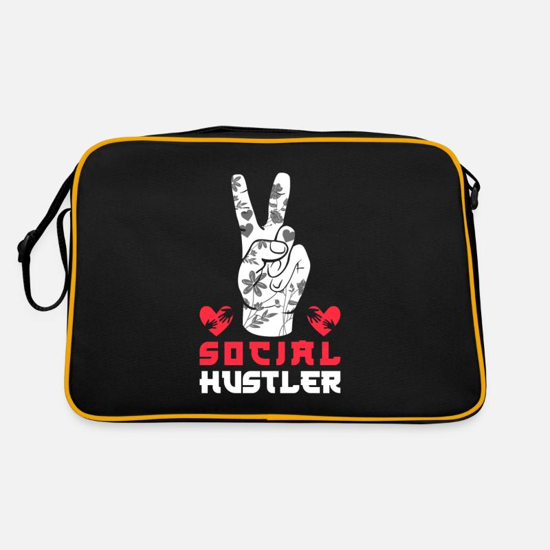 School Social Work Month Hand Retro Bag