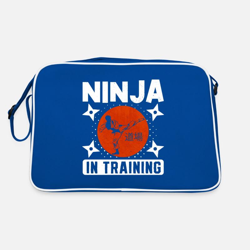 Karate Black Belt Gi Uniform Ninja Retro Tasche