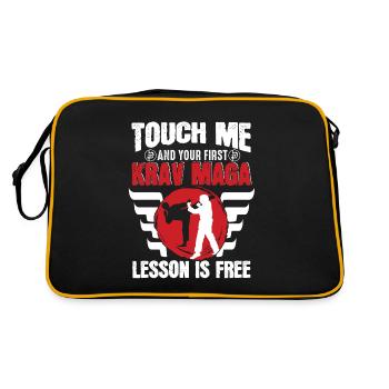 Krav Maga Apparel Israélien Self - Sac Retro - noir/or - Dos
