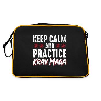 Krav Maga Apparel Israélien Self - Sac Retro - noir/or - Dos