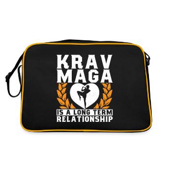 Krav Maga Apparel Israélien Self - Sac Retro - noir/or - Dos