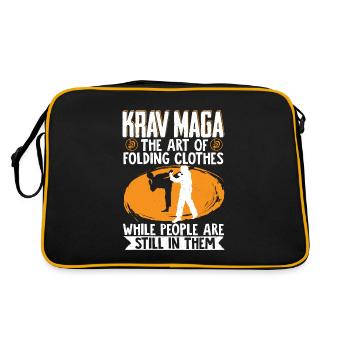 Krav Maga Apparel Israélien Self - Sac Retro - noir/or - Dos
