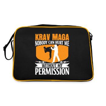 Krav Maga Apparel Israélien Self - Sac Retro - noir/or - Dos