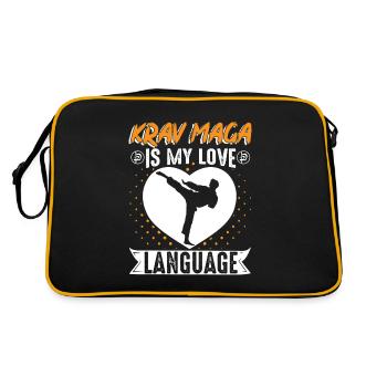 Krav Maga Apparel Israélien Self - Sac Retro - noir/or - Dos