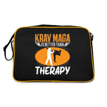 Krav Maga Apparel Israélien Self - Sac Retro - noir/or - Dos