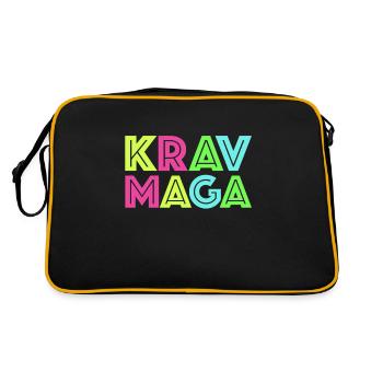 Krav Maga Apparel Israélien Self - Sac Retro - noir/or - Dos