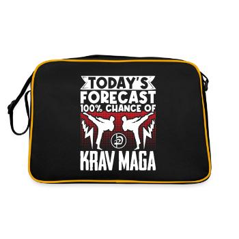 Krav Maga Apparel Israélien Self - Sac Retro - noir/or - Dos