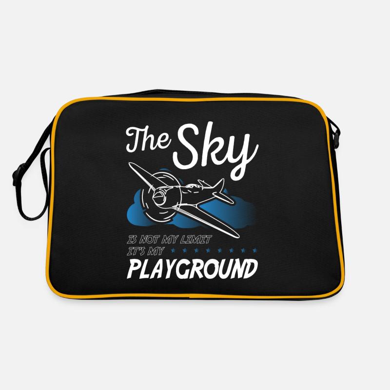 Pilot The Sky Is Not My Limit Retro Tasche