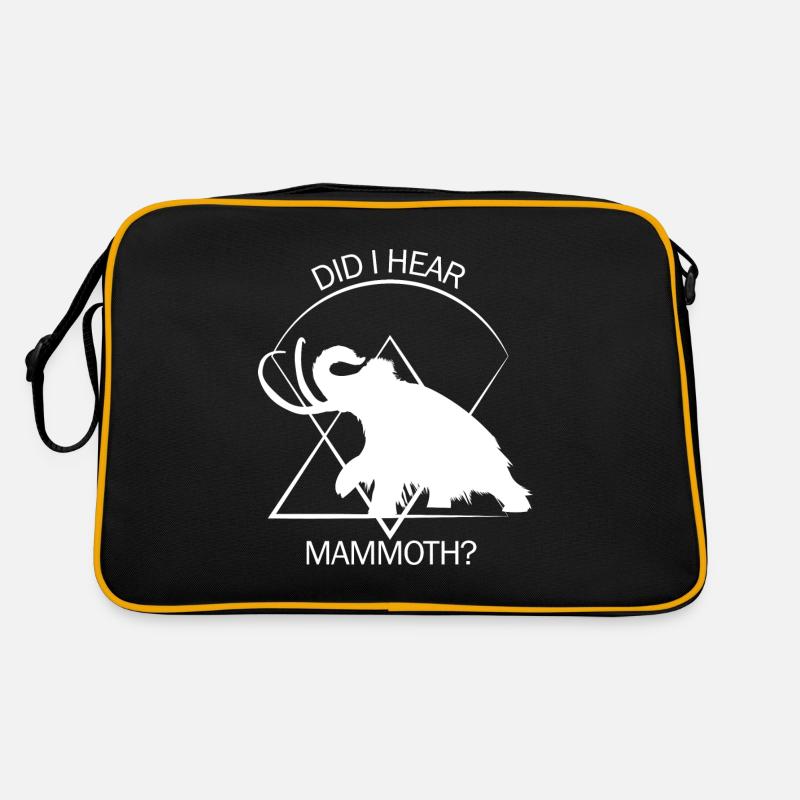 Funny Mammoth Stone Age Ice Age Design Prehistoric Retro Bag