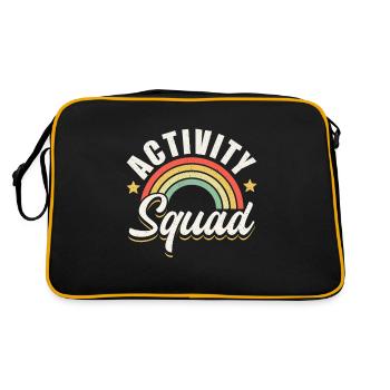 Activity Team Assistant Squad - Retro Tasche - Schwarz/Gold - Hinten