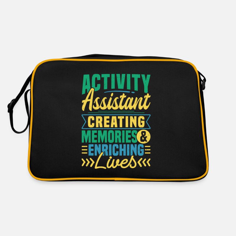 Activity Assistant Appreciation Retro Tasche