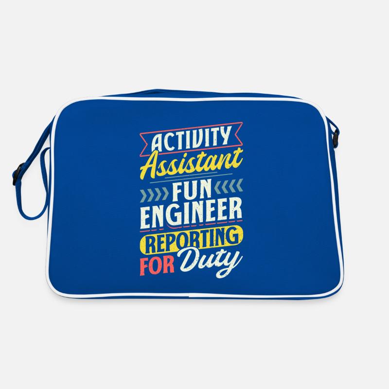 Funny Activity Assistant Retro Tasche