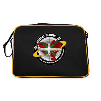 euskal herria - Sac Retro - noir/or - Dos
