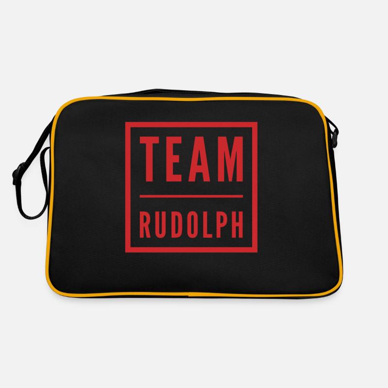 TEAM RUDOLPH Noël Joyeux Noël X-Mas : ) Sac Retro