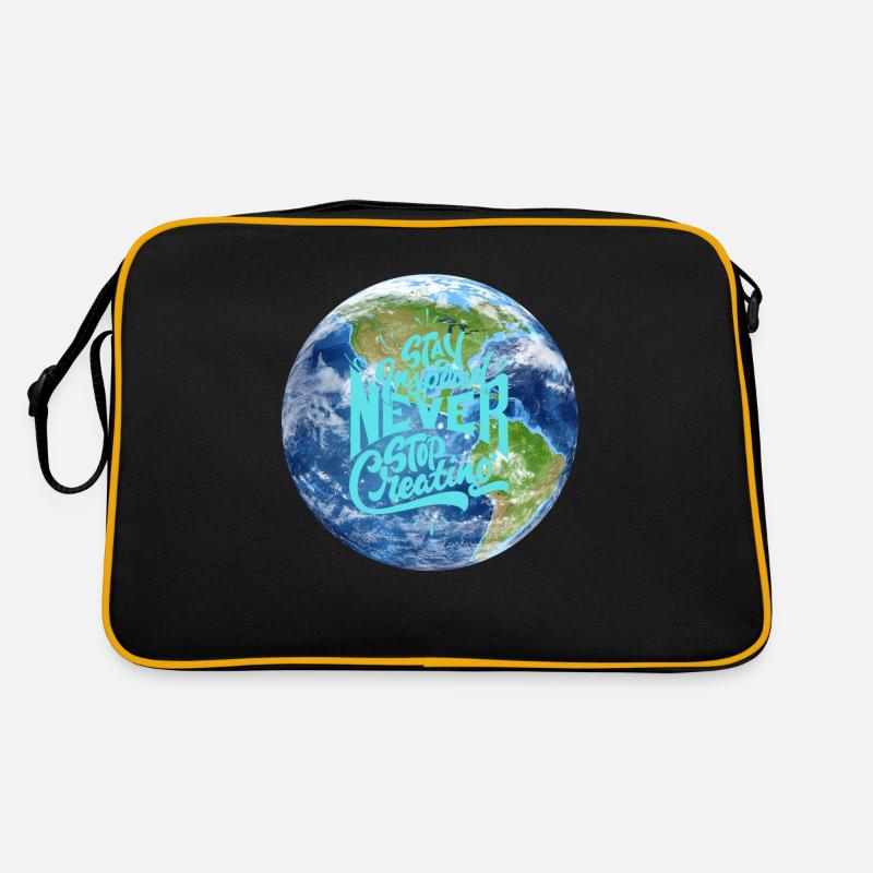 Planet Earth Retro Bag
