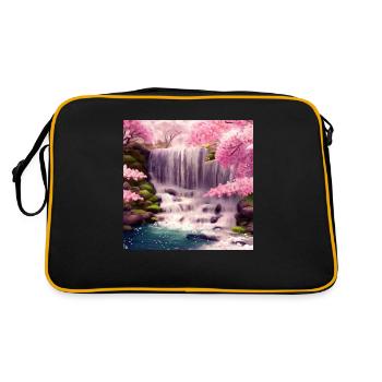 a great view - Retro Bag - black/gold - Back