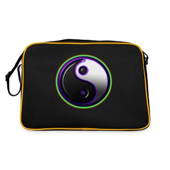 Ying Yang spirit - Retro Bag - black/gold - Back