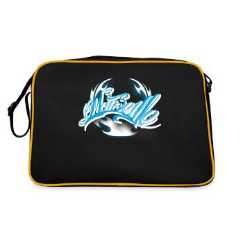 Marseille tattoo - Sac Retro - noir/or - Dos