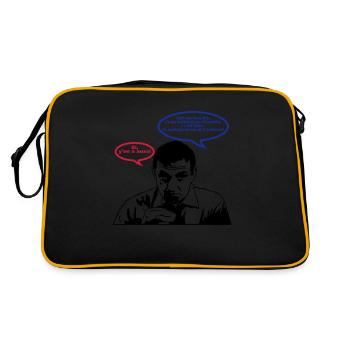 si y'en a aussi lino ventura - Sac Retro - noir/or - Dos