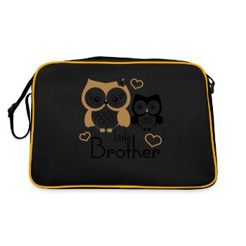 Little Brother - Sac Retro - noir/or - Dos