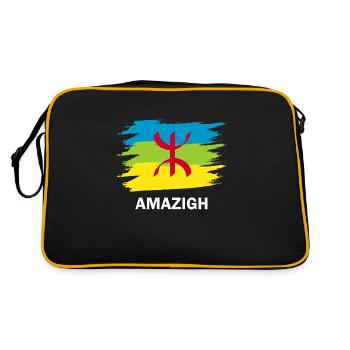 Amazigh - Sac Retro - noir/or - Dos