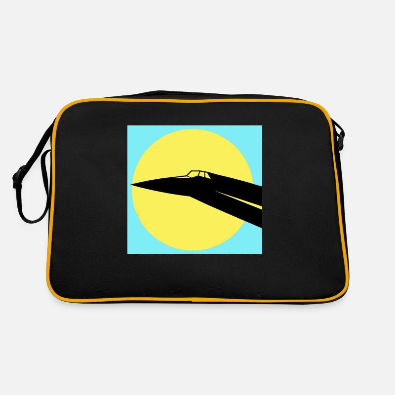 Concorde et soleil - Sac Retro - noir/or
