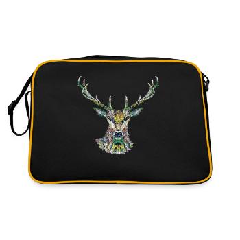 Le cerf - Sac Retro - noir/or - Dos