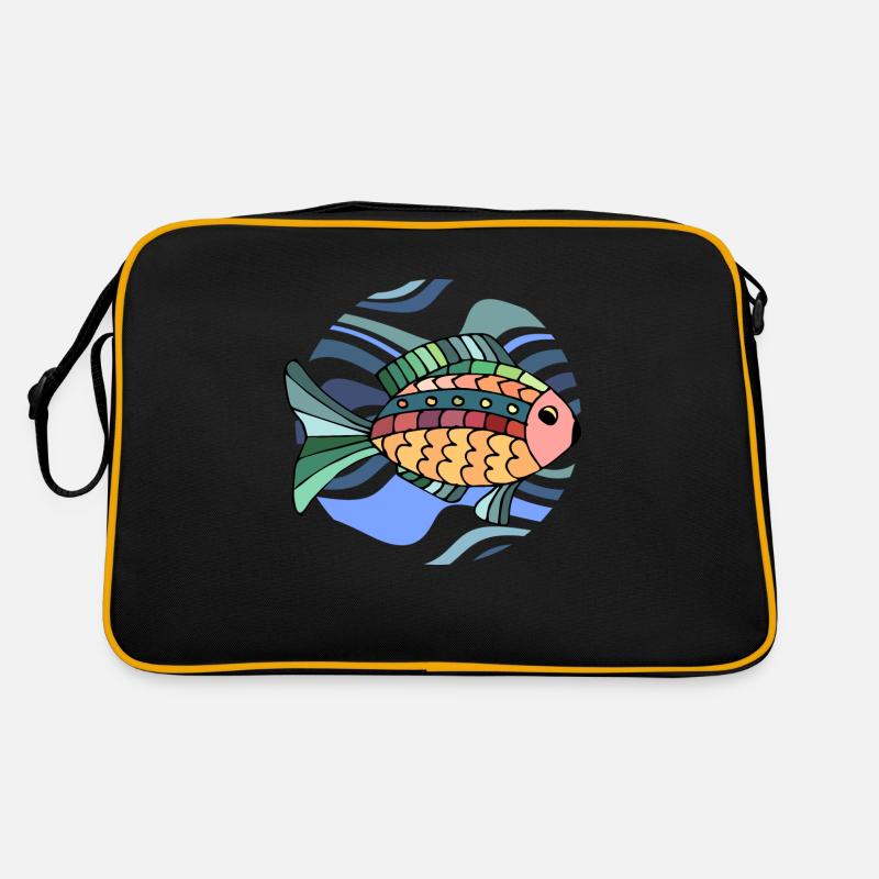 Fisch Retro Tasche