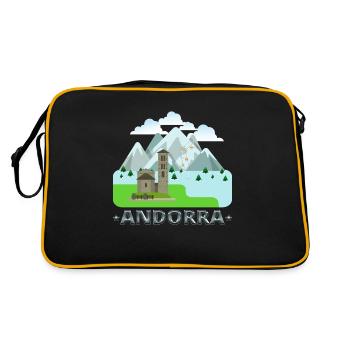 Andora - Retro Bag - black/gold - Back