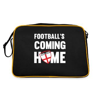 ENGLAND IT'S COMING HOME - Retro Bag - black/gold - Back