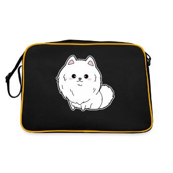 Dwarf spitz - Retro Bag - black/gold - Back