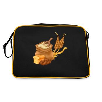 Wheat Bread - Retro Bag - black/gold - Back