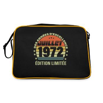 Juillet Edition limitée 1972 - 50 ans d'excellence - Sac Retro - noir/or - Dos