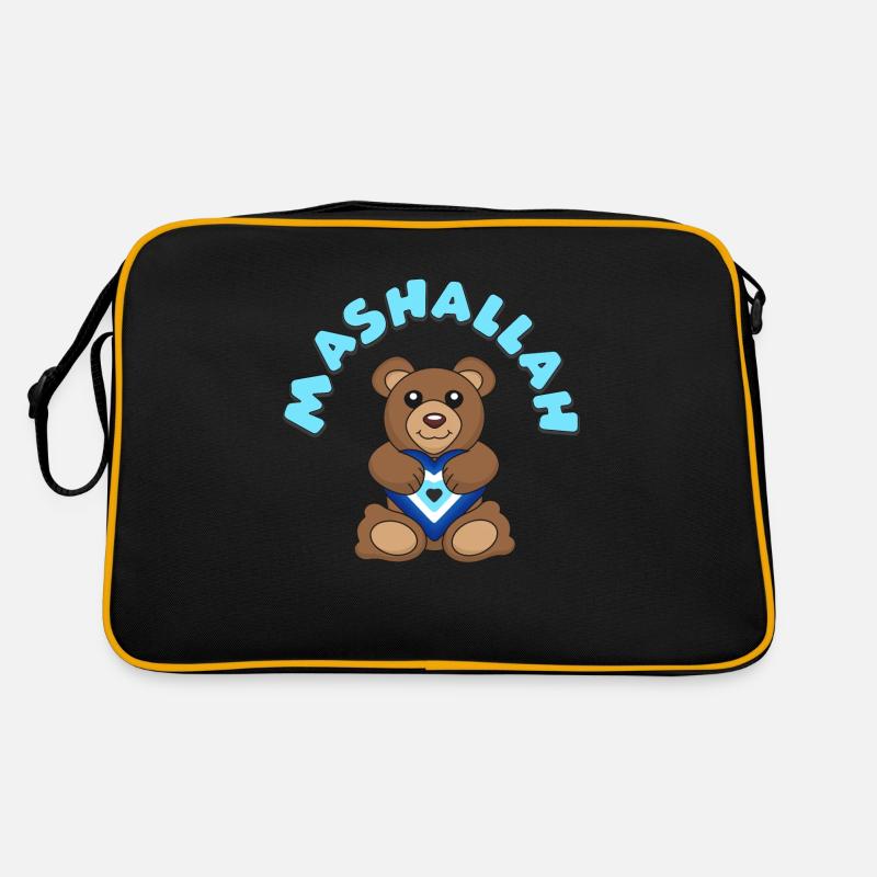 Mashallah - Retro Tasche - Schwarz/Gold