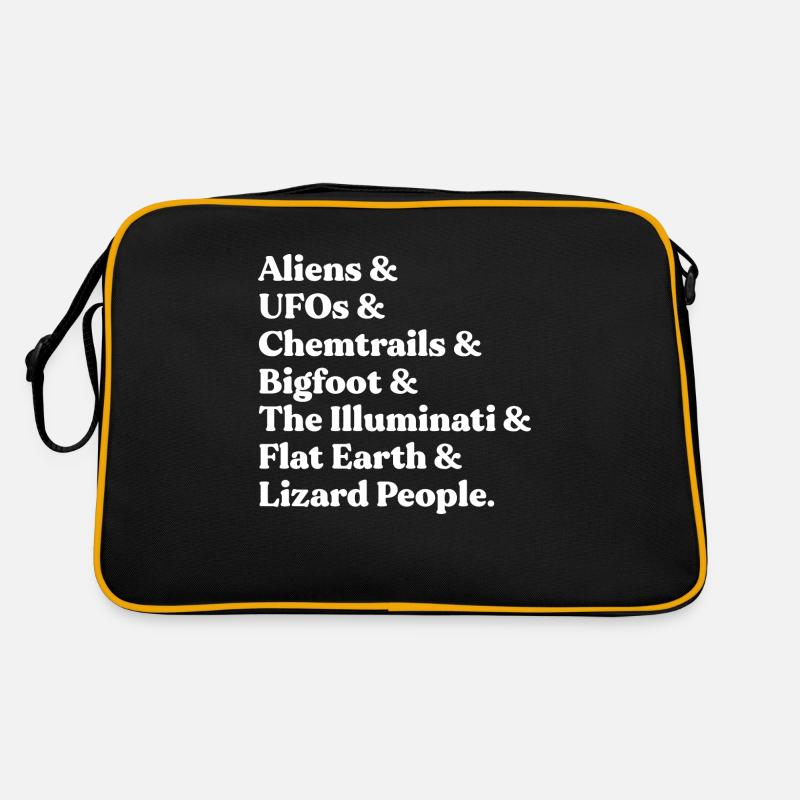 Conspiracy Theories Starter Pack - Retro Bag - black/gold