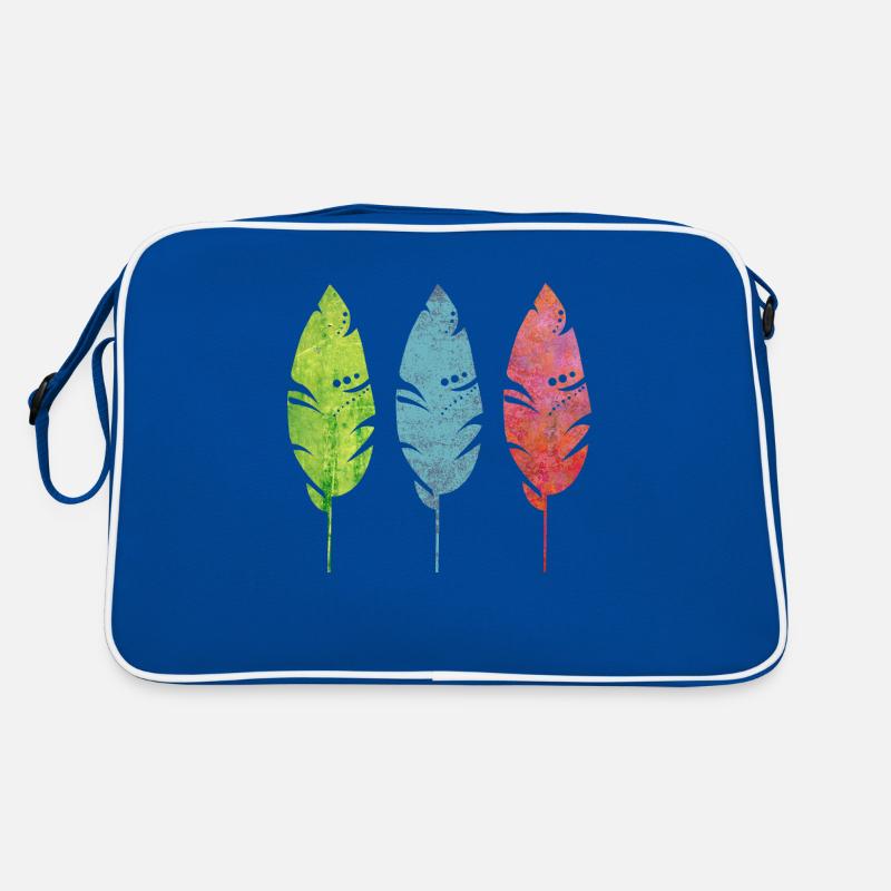 Three tender feathers Retro Bag