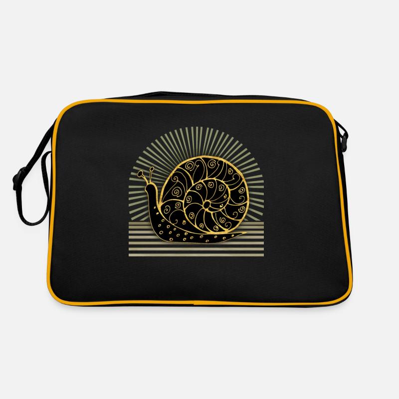 Schnecke Retro Tasche