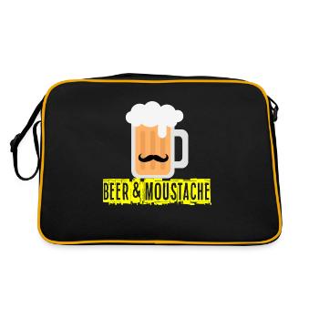beer - Sac Retro - noir/or - Dos