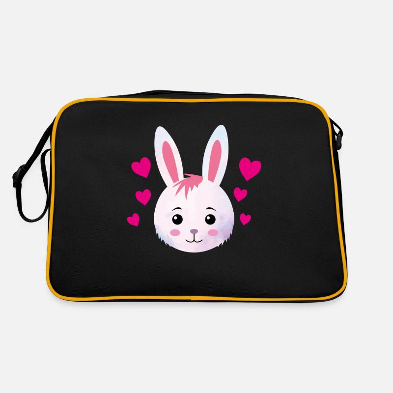 Cœur de lapin doux Sac Retro