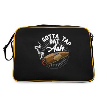 Gotta Tap Dat Ash - Passionszigarre - Retro Tasche - Schwarz/Gold - Hinten