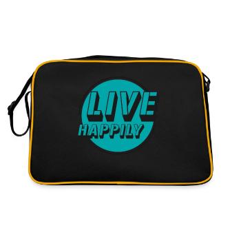 Et ils vécurent heureux pour toujours - Sac Retro - noir/or - Dos