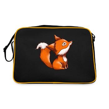 Le renard et le vent - Sac Retro - noir/or - Dos
