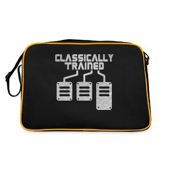 Manual gear shift Stick shift - Retro Bag - black/gold - Back