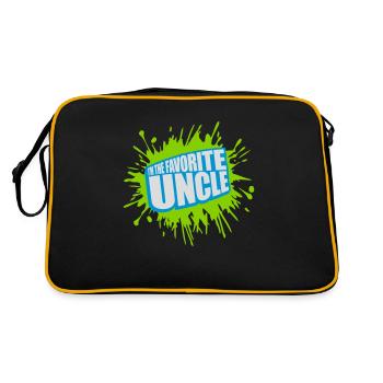 at The Favorite Uncle - Retro Bag - black/gold - Back
