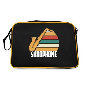 Saxophone Jazz - Sac Retro - noir/or - Dos