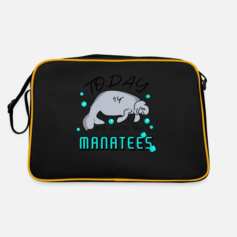 Manatee - Manatee Saying Retro Bag
