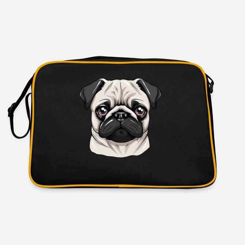 Mops Retro Tasche