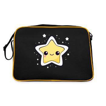 The star Kawaii - Retro Bag - black/gold - Back