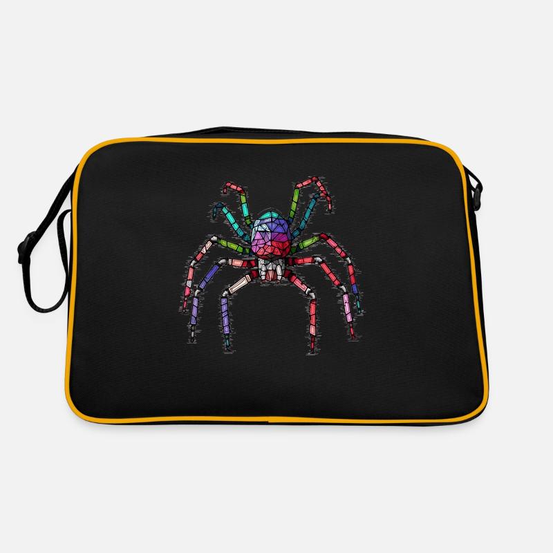 Petite araignée colorée et colorée Sac Retro